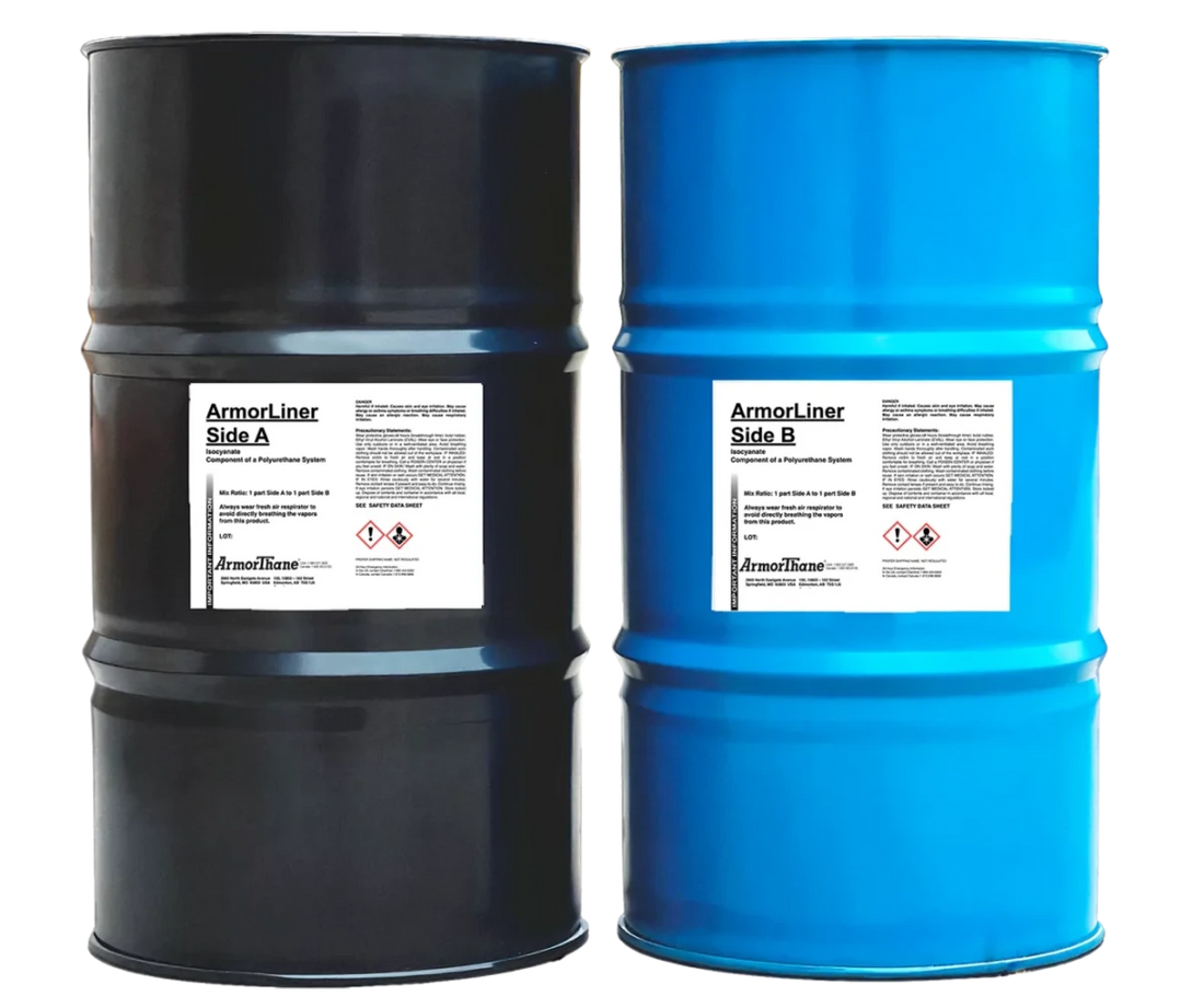 ArmorLiner A-side and B-side drums