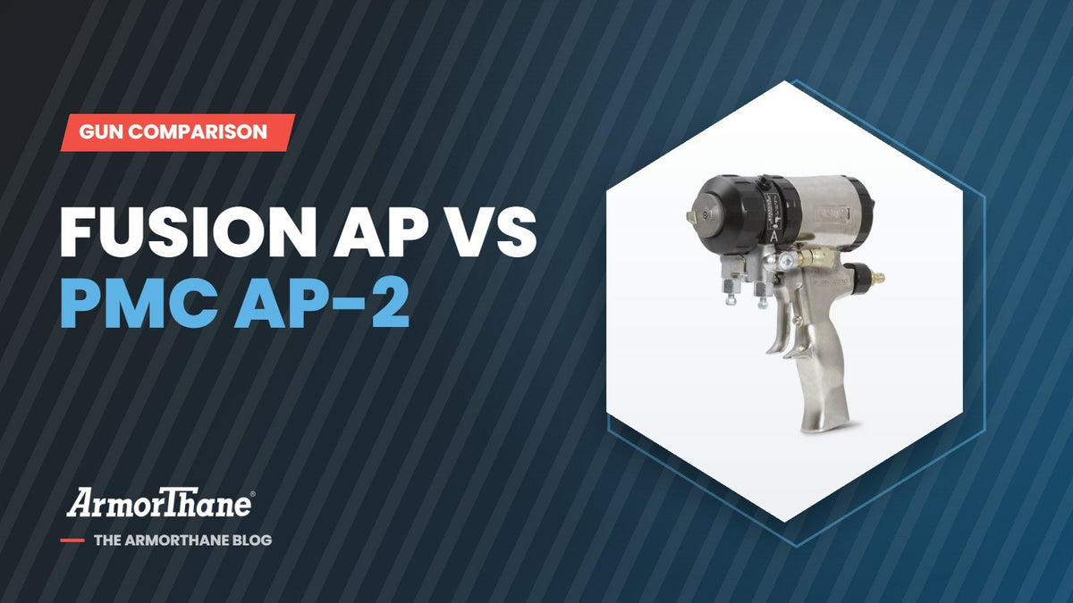 Graco Fusion AP vs PMC AP-2: Air-Purge Spray Gun Comparison Review - ArmorThane Shop
