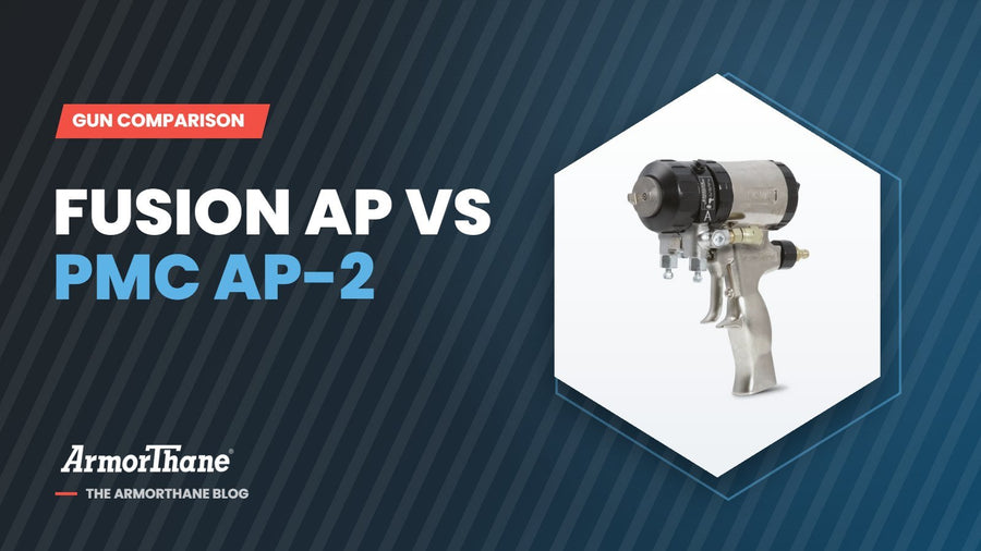 Graco Fusion AP vs PMC AP-2: Air-Purge Spray Gun Comparison Review - ArmorThane Shop