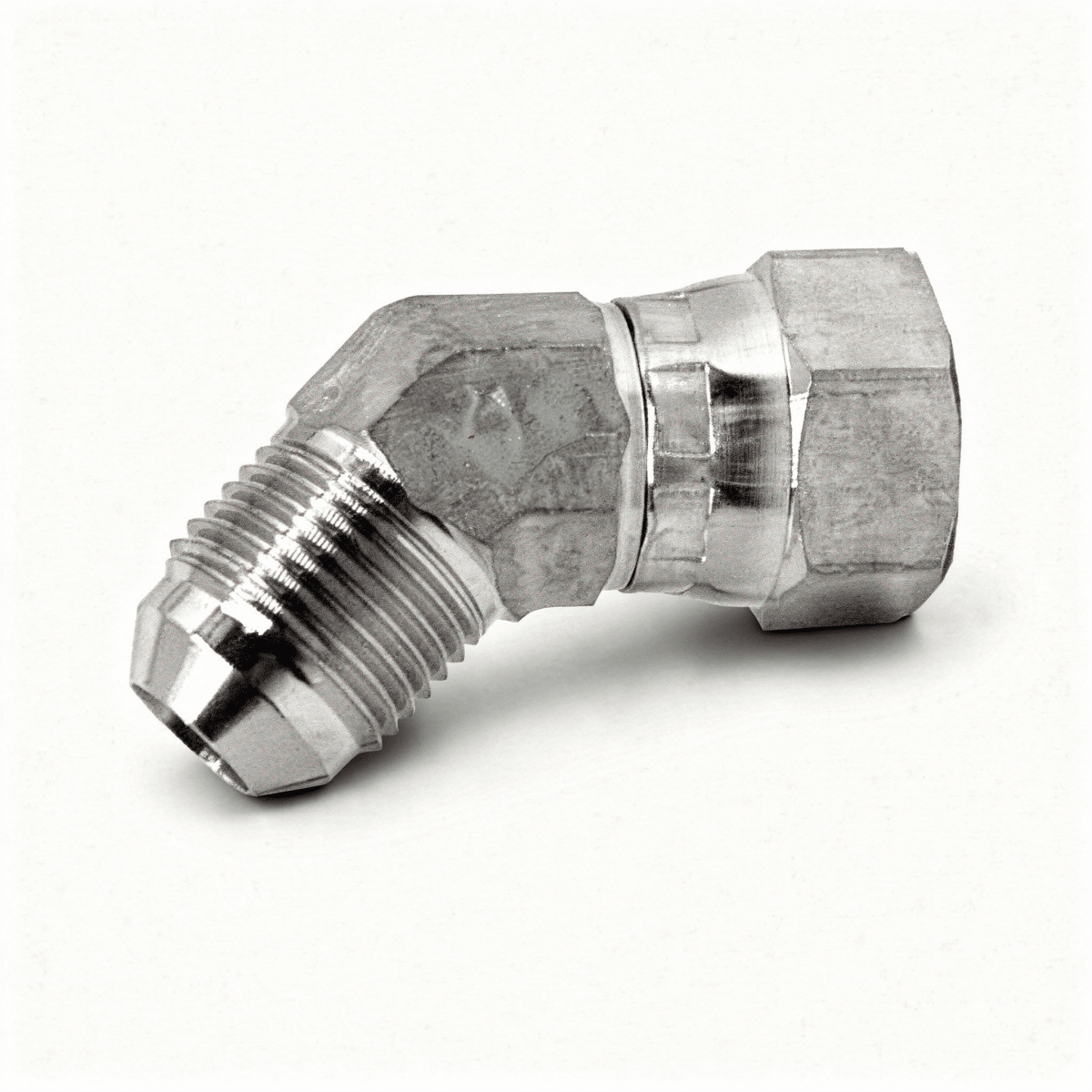 3/4 JICM x 3/4 JICFM Swivel 45 - ArmorThane Shop Main image