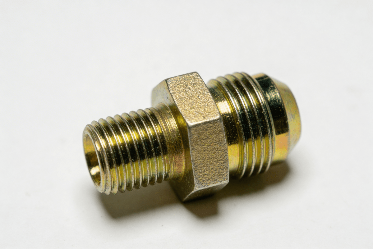 3/8 JIC x 1/2" MPT Steel Conn - ArmorThane Shop Main image