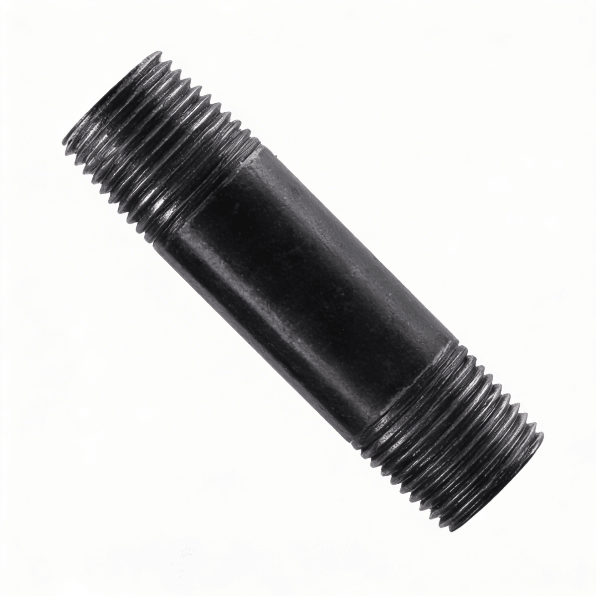 3/8 x 3 Black Iron Nipple - ArmorThane Shop