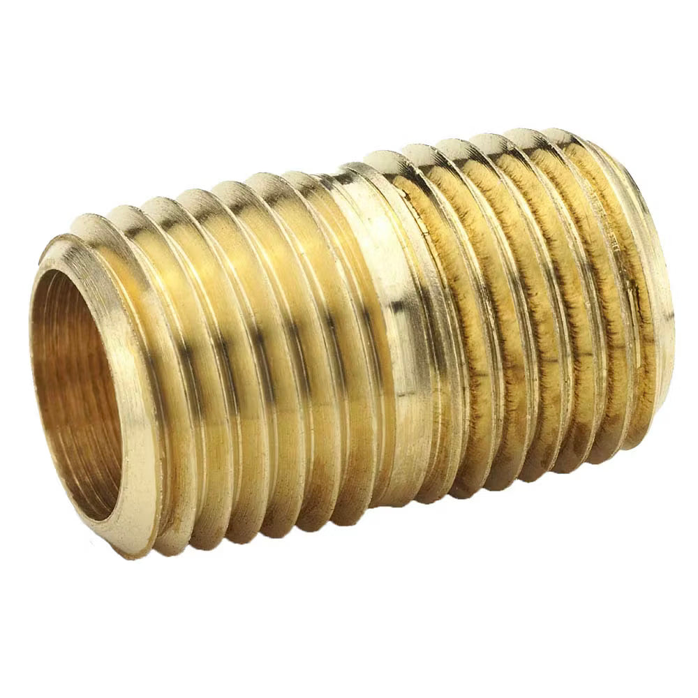 1/4 Brass Close Nipple
