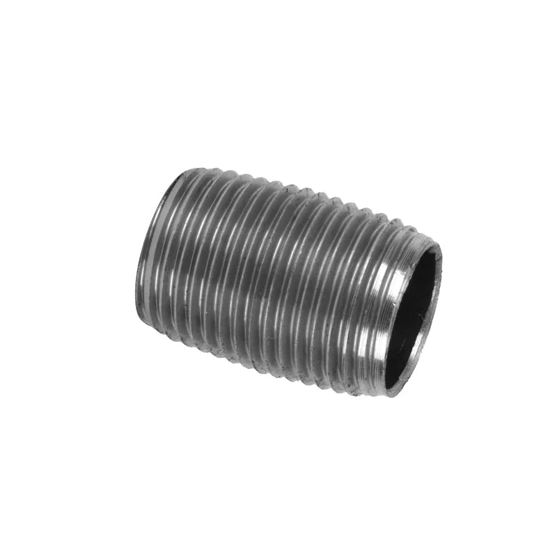Black Pipe Close Nipple 1/4 - ArmorThane Shop