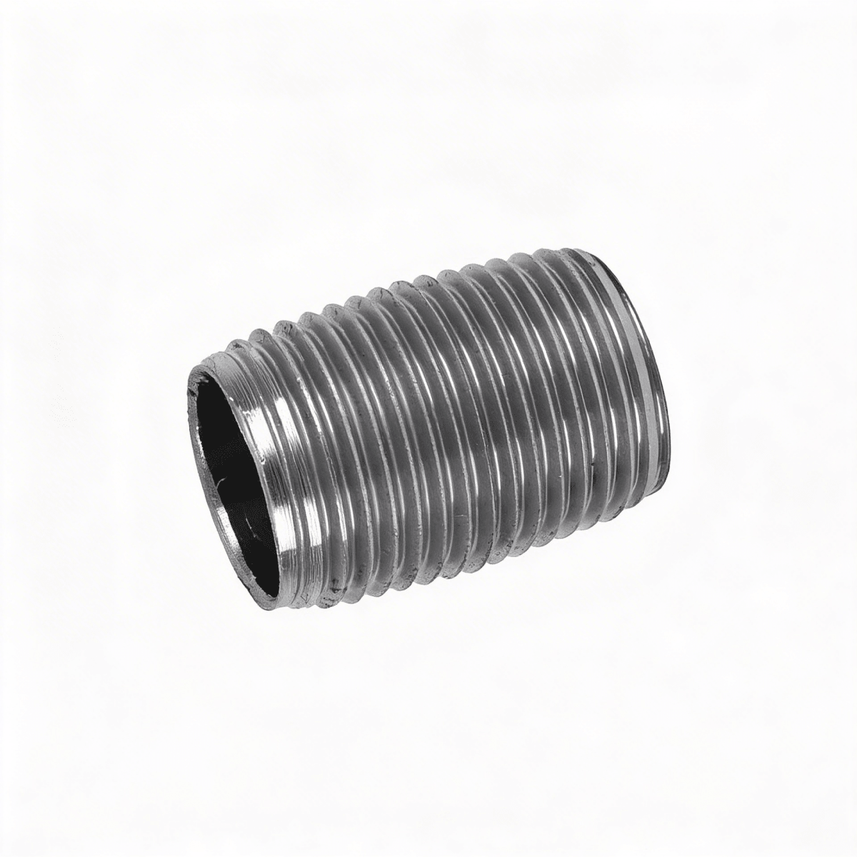 Black Pipe Close Nipple 3/8 - ArmorThane Shop