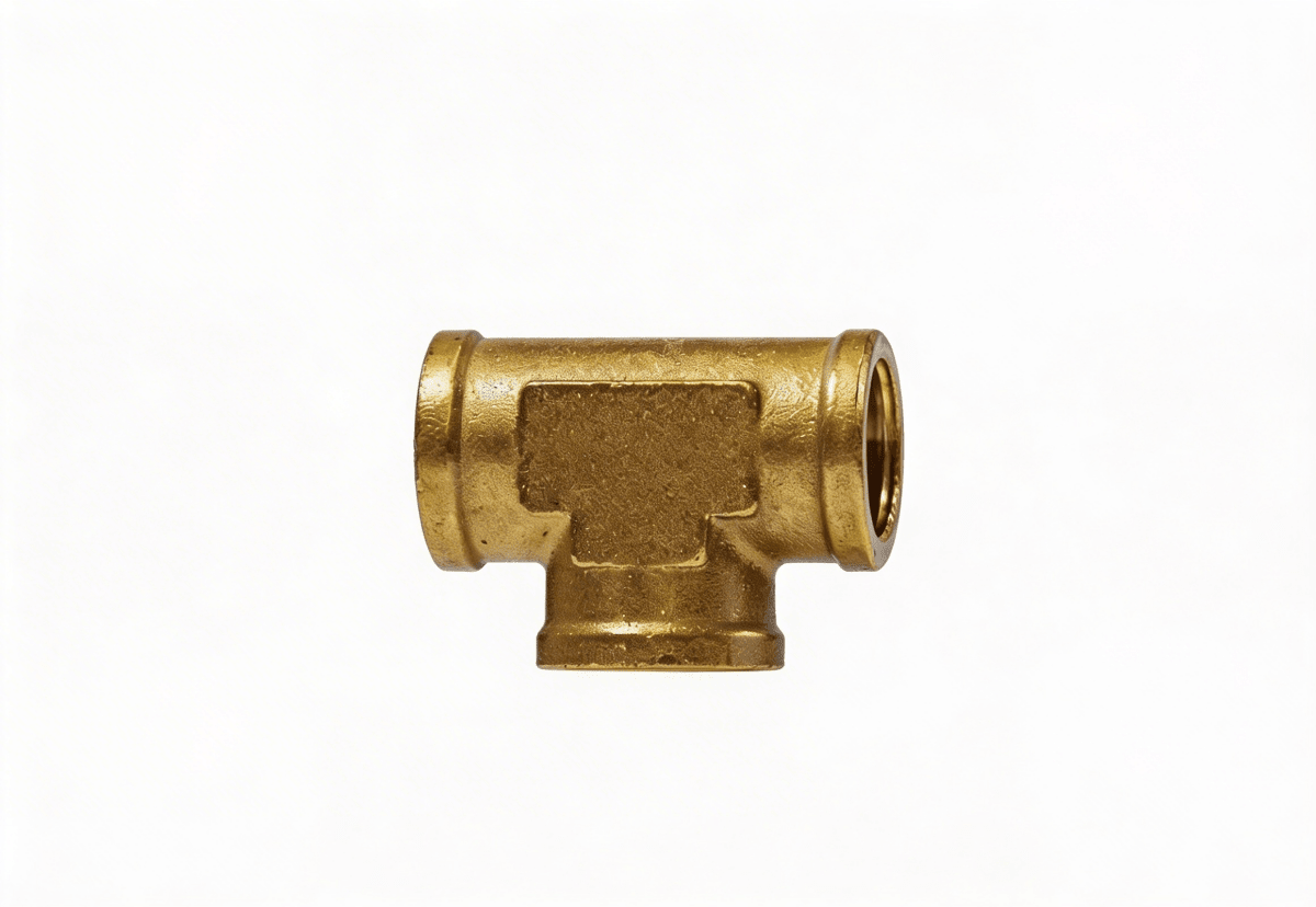 Brass Tee, 1/4x1/4x1/8 FPT - ArmorThane Shop