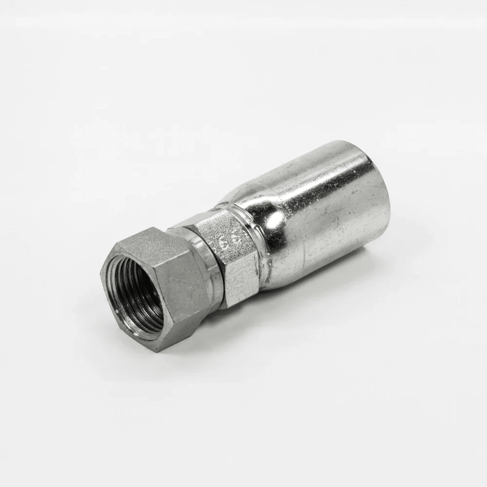 Crimped Fitting 1/4 JIC x 1/4 - ArmorThane Shop Main image