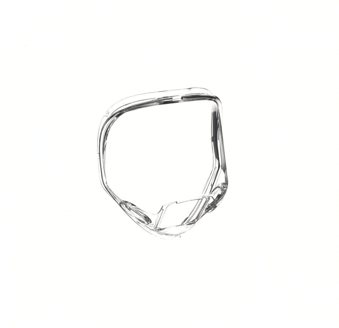 ArmorThane replacement full face respirator lens, Allegro style, SAF108 Main image
