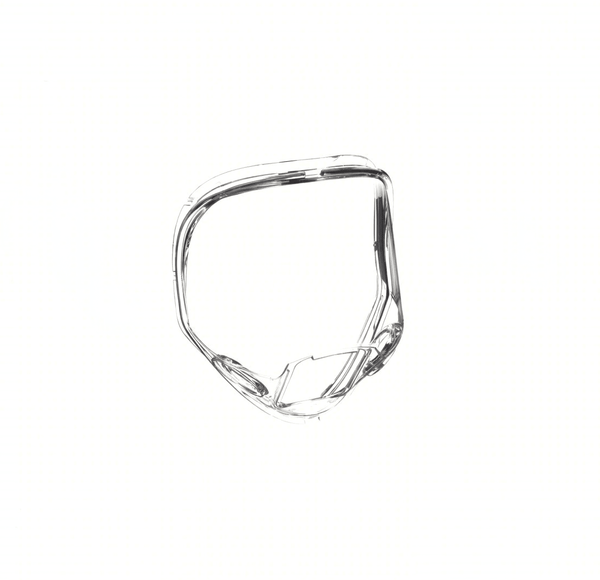 ArmorThane replacement full face respirator lens, Allegro style, SAF108