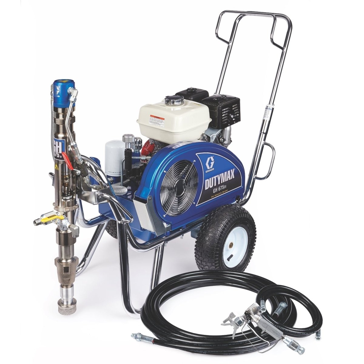 Graco DutyMax GH 675DI Gas Hydraulic Sprayer, Big 150 & Hopper (25D226) - ArmorThane Shop
