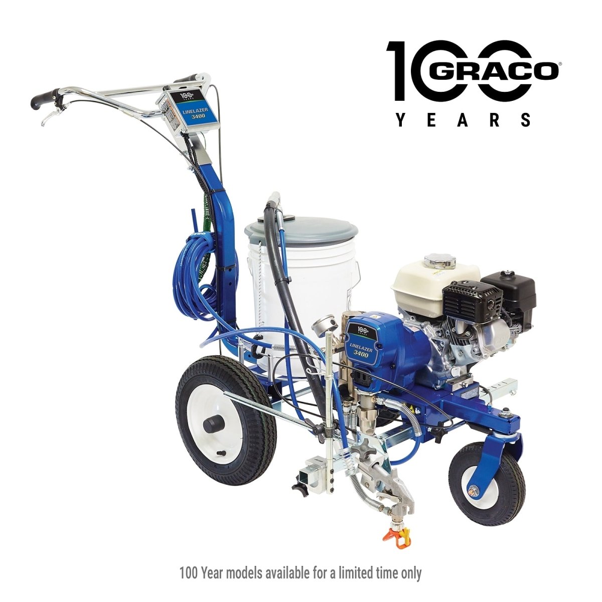 Graco LineLazer 3400 Gas Airless Line Striper, 1 Manual Gun (25M224) - ArmorThane Shop