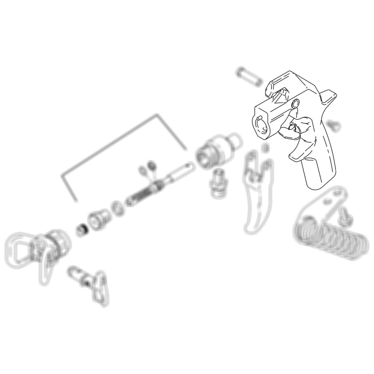 Graco Silver Plus / Flex Plus Gun Handle (235471) - ArmorThane Shop Main image