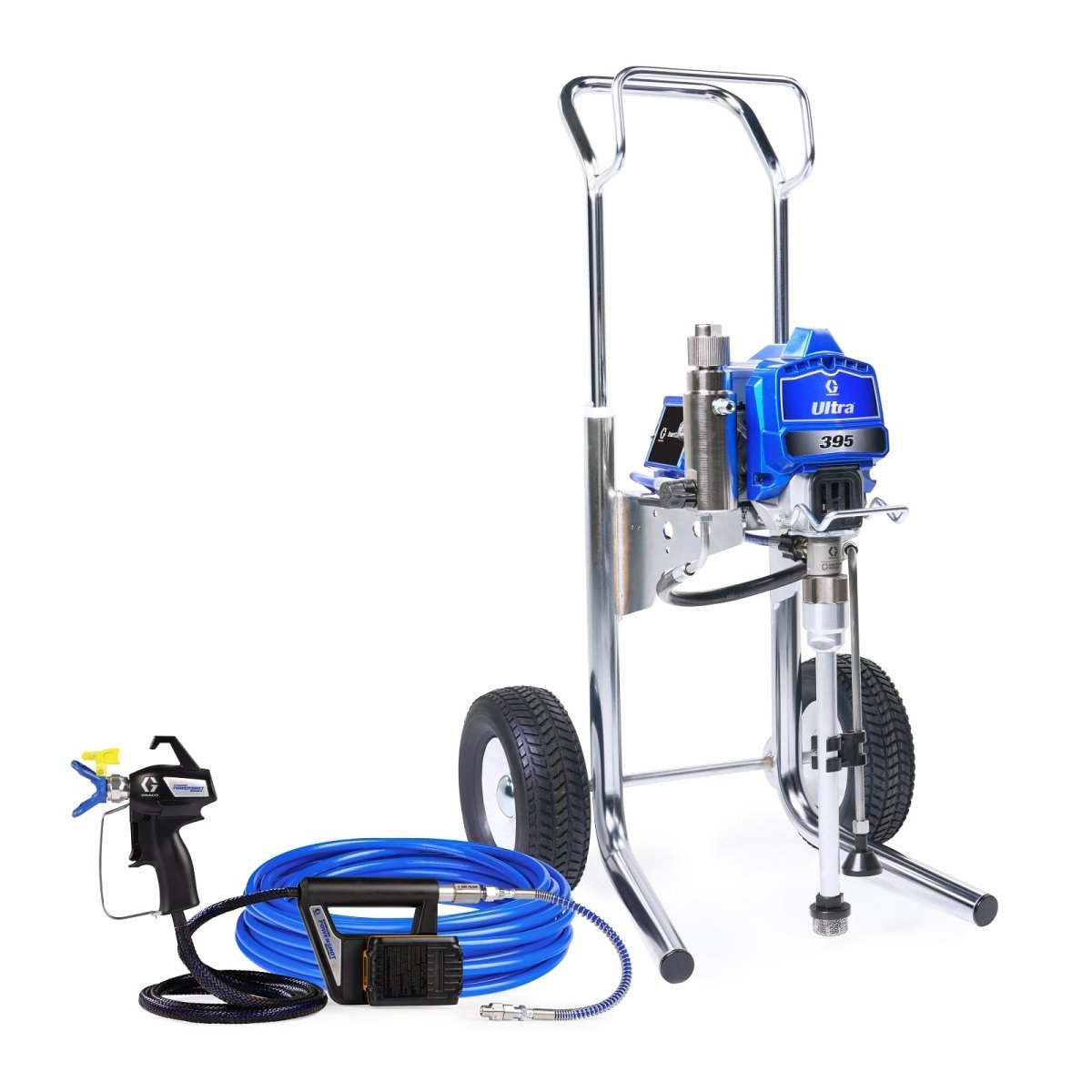 Graco Ultra 395 Electric Airless Sprayer, Hi-Cart, PowerShot (25F527) - ArmorThane Shop