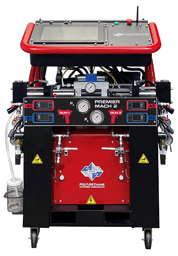 PMC Premier Mach 2 Dual-Gun Spray Foam Proportioner - ArmorThane Shop Main image